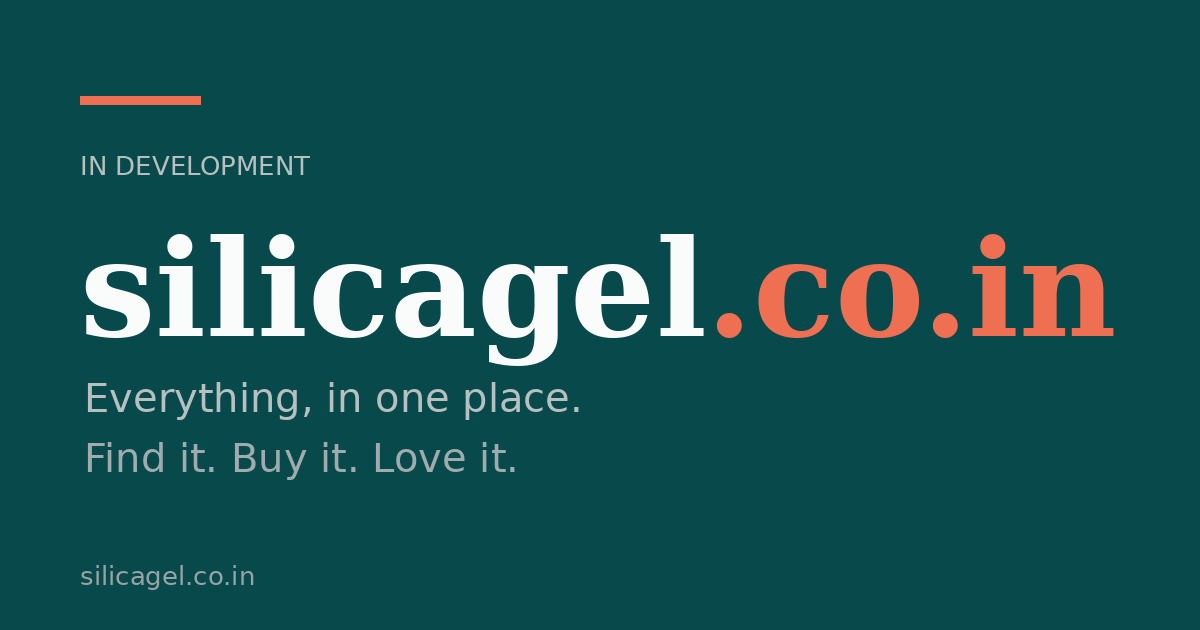 Link preview image for silicagel.co.in